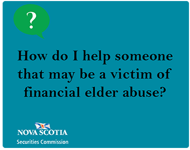 Help someone who may be a victim