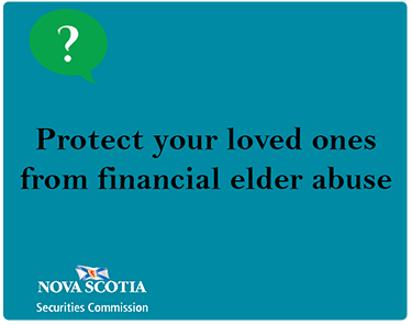 Protect your loved ones from Financial Elder Abuse