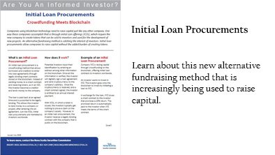 Initial Loan Procurements