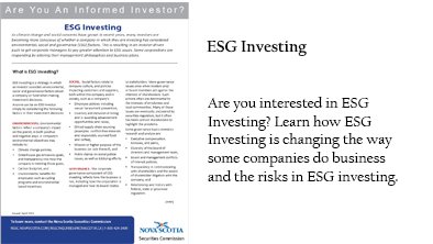 ESG Investing