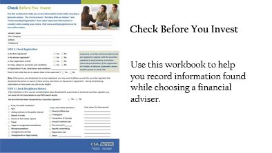 Check Before You Invest
