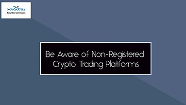 Be aware of non-registered platforms