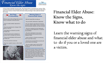 Financial Elder Abuse