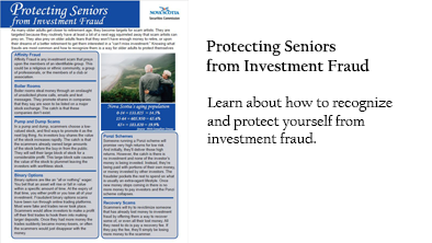 Protecting Seniors from Fraud