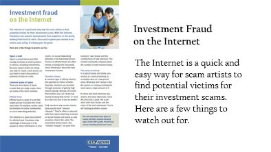 Investment Fraud on the Internet